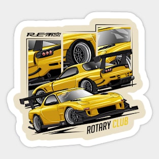 Banana Rotari X Seven Club Sticker